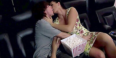 Hot Cougar Cinema Sex With Stepson With Alison Tyler