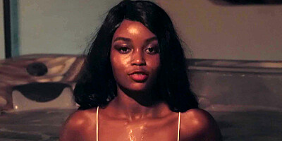 Kandie Monaee sucks and fucks white cock until it explodes