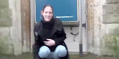 Public Pissing In Yoga Pants 12 Min