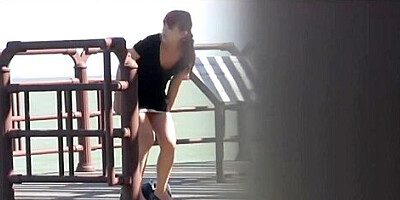 Asian Babes Squat And Pee