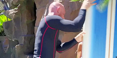 Booty Rides Huge Pecker Outdoor - Johnny Sins And Lela Star