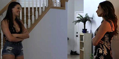 Kylie Rocket and Silvia Saige went to the apartment to make love, until both of them jizz