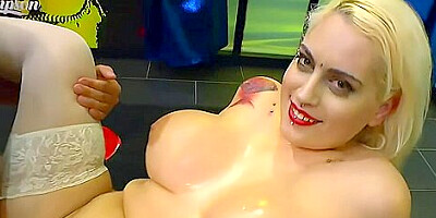 Big-breasted Big Blond Candela X Loves A Lot Of Bukk