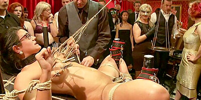 Slaves Whipped And Anal Sex Made Love At Party With Claire Robbins And Penney Play