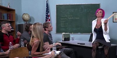 Even though they are in the class, these folks are learning different things