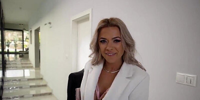 Nice looking blonde is going to take your dick i nPOV