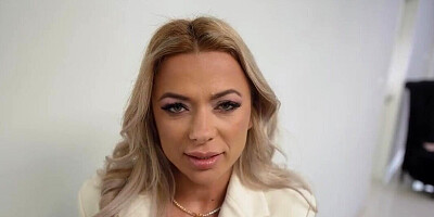 Nice looking blonde is going to take your dick i nPOV