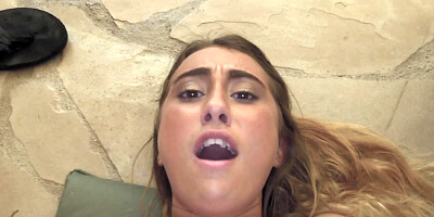 Small-tittied Latina shows porn producer her skills on camera