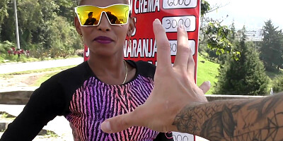 Ebony Latina Marbella Leon is picked up from the streets