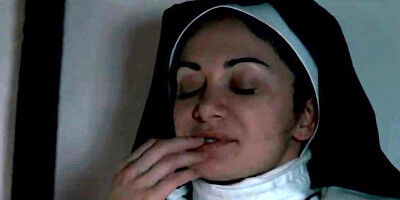 Two hot nuns can't resist the temptation of lesbian sex