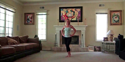 Blonde enters her video for a competition. Will she win?