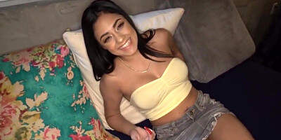 blowjob slutty stepsister finds my porn and wants to give me some