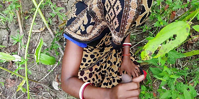 Someone fucked my pussy in the forest, he dropped his semen in my pussy