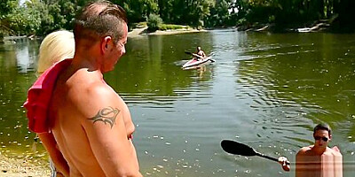 Blonde Babe Chloe Lacourt Dp 1080p