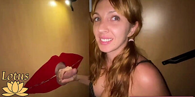 Pamela Sanchez Decides to Gargle Firm Boners Through Gloryholes Until They Guusto
