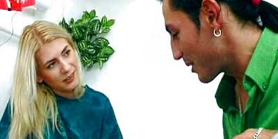 German blonde doll enjoys hot fuck