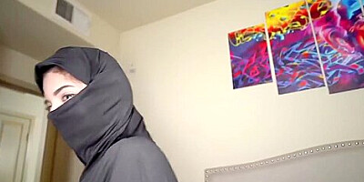 Muslim teen 18+ Gabriela Lopez watch out for her Step dad