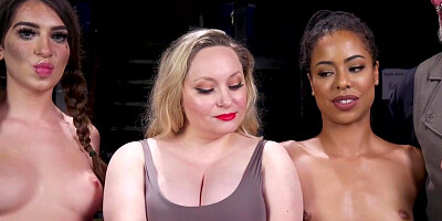 Slaves anal bdsm fucked by big black cock at orgy party