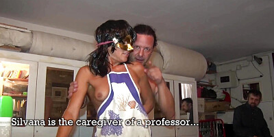 The nympho caregiver of an old librarian