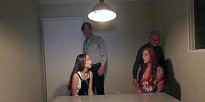 Izzy Lush And Scarlett Mae In Interrogation Penetration 1
