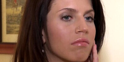 Sex lesson for the hot blonde babe