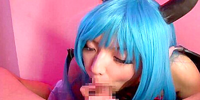 Uniform Wearing Nerd Has Fantasy Sex With A Cosplay Hottie