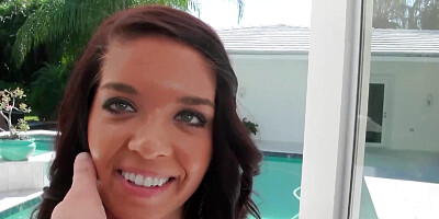 REALITY KINGS - Petite Brunette Teen Avery Brooks Rides JMac',s Big Cock As Her Juicy Ass Bounces