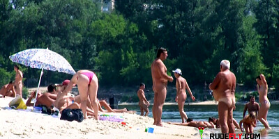 Curvaceous nudist teens