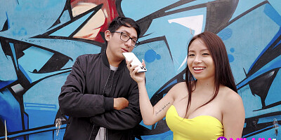 Thaina Fields Organizes a Giveaway to Fuck a Milky Follower