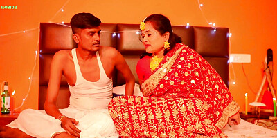 Desi Bahu ki Suhag Raat! New Wife Cheating Sex