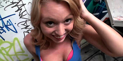 Pretty vixen Lucy Tyler riding juicy dick