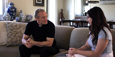 Priest taking curvy teens anal virginity