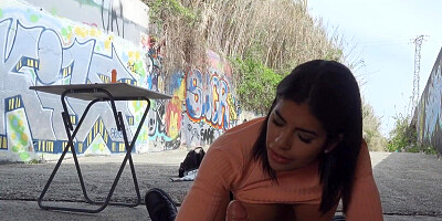 Nasty latina Sheila Ortega loves fucking in public