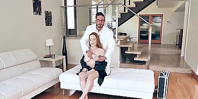 Busty Redhead Bent Over For Rough Anal Fucking - Summer Hart