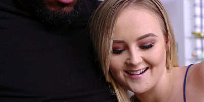 Blonde cutie Natalia Queen can't get enough of BBC
