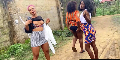 African lesbians luring a thot into sex