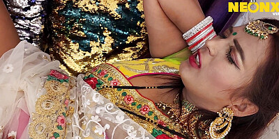 HOT KAJAL FIRST NIGHT SEX WITH VILLAGE HUSBAND HARDCORE SEX