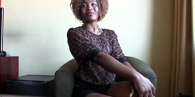 Smoking super-steamy, Ebony stunner with a pretty grin is getting screwed from the back and lovin’ it