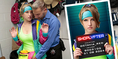 Incompetent Shoplifter Schoolgirl Gets Taken Into The Backroom For Questioning