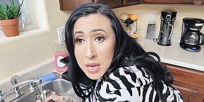 Stepsons meaty cock fucked stepmom from behind