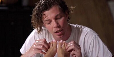 Massage Rooms Big tits brunette Josephine Jackson sensual blowjob and doggy