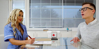 Divine nurse fulfills young patient's sexual desires