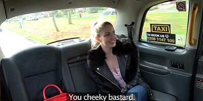 Fake Taxi Blue eyed Scottish babe loves rough fucking on back seat of taxi