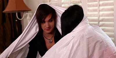 Aryana Augustine and Nikki Hearts wild strapon fuck sesh
