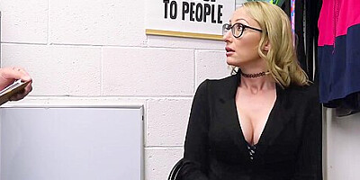 Crystal Clark - Nerdy Milf Fucked For Shoplifting