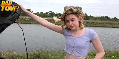 BIG BLACK COCK for a little blond