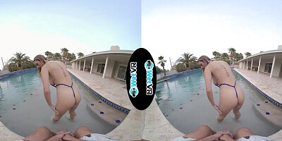 WETVR Swim Suit Unwrap POINT OF VIEW VR Pornography Screw With Angel Youngs (Angelina Young)