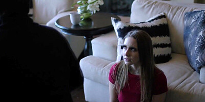 Stepdaughter seducing pissed off stepdad