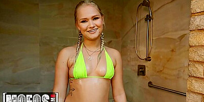 Charles Dera - Watches Harley Kings Rubbing Soap On Her Ass And Becomes So Horny To Fuck Her