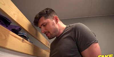 Capri Lmonde and Nataly Gold are having a casual three-way with a stranger, in the hostel